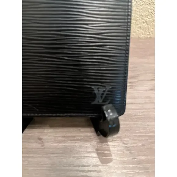 Louis Vuitton Black Epi Leather Bifold Wallet